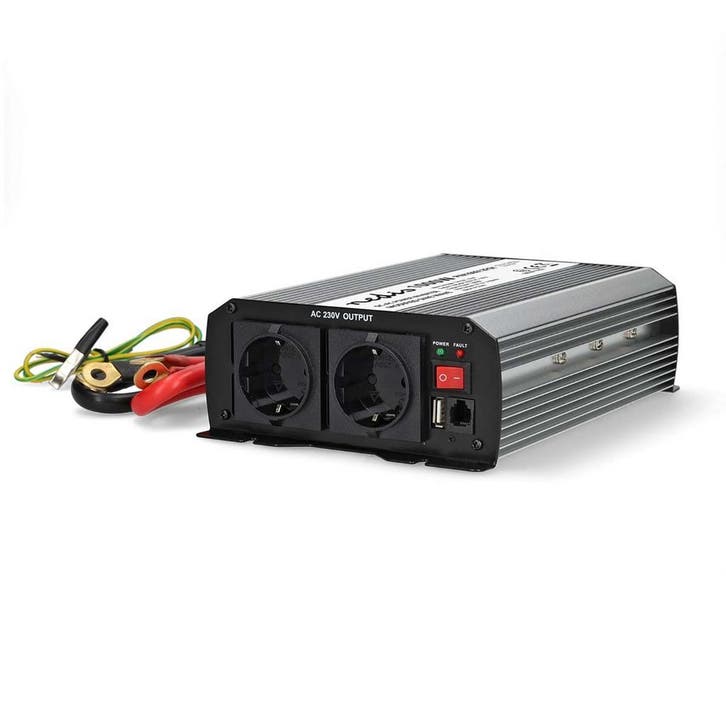 HQ Omvormer 12/24 V naar 220 V 1000 Watt Piek 2000 Watt-12 v, Watersport en Boten, Navigatiemiddelen en Scheepselektronica, Nieuw