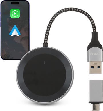 2dekans | Saaf D200 Plus Apple CarPlay & Android Auto Dongle, Ophalen of Verzenden, Zo goed als nieuw
