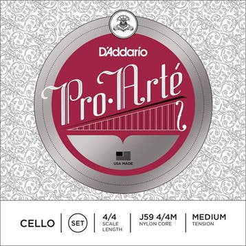 DAddario J59-44M cello string set 4/4, medium, Ophalen of Verzenden, Nieuw