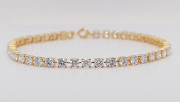 Zonder minimumprijs - Armband - 14 karaat Geel goud -, Nieuw