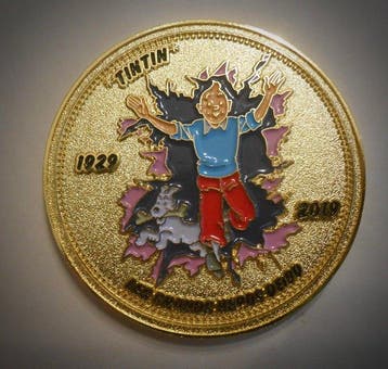 Tintin - 1 medaille - 2019, Nieuw
