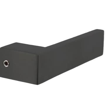Intersteel deurklink Amsterdam rvs/mat zwart (messing inzet), Verzenden, Nieuw
