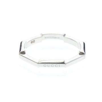 Gucci - Ring - 18 karaat Witgoud, Sieraden, Tassen en Uiterlijk, Ringen, Nieuw