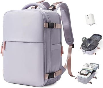 Reisrugzak 40x30x20cm | Retourdeal 46% Korting, 40 tot 60 cm, 30 cm of meer, Paars, Ophalen of Verzenden
