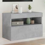 vidaXL Tv-wandmeubel met LED-verlichting 60x30x40 cm, Verzenden, Nieuw, Overige houtsoorten