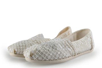 Toms Instappers in maat 37 Wit, Verzenden, Toms, Gedragen, Wit
