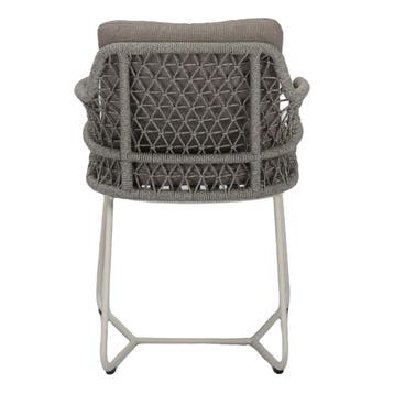 Taranto dining tuinstoel natural sand rope latte, Ophalen of Verzenden, Nieuw