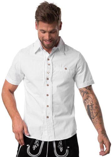 2dekans | dressforfun - Hemd Bastl XL - verkleedkleding, Ophalen of Verzenden, Zo goed als nieuw, Wit, Tectake