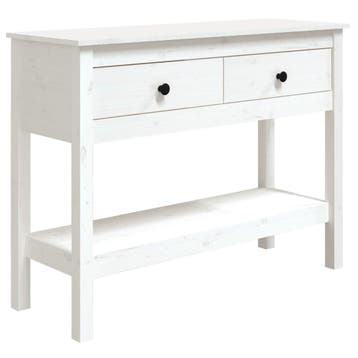 Wandtafel 100cm - Massief Grenen - Retourdeal 35% Korting, 100 tot 150 cm, Rustiek, Ophalen of Verzenden, Zo goed als nieuw