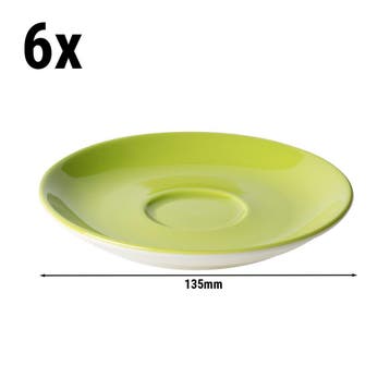 GGM Gastro | (6 stuks) BART COLOUR CAFE - Koffieschotel - Ø, Verzenden, Nieuw, Kop(pen) en/of Schotel(s)