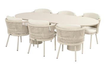 Hartman Toledo/Valencia ovale tuinset voor 6 personen, Verzenden, Nieuw, Overige materialen, Tuinset
