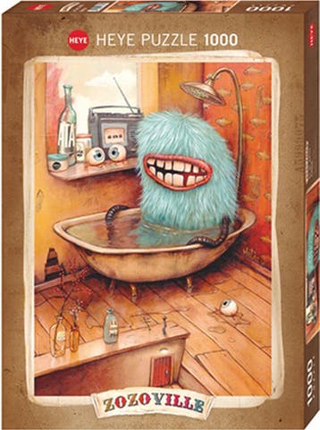 Zozoville - Bathtub Puzzel (1000 stukjes) | Heye - Puzzels, Verzenden, Nieuw