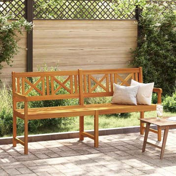 vidaXL Tuinbank Naturel 180 x 56 x 90 cm Massief Acaciahout, Verzenden, Nieuw