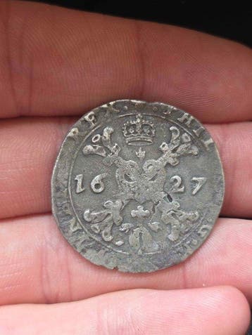 Spaanse Nederlanden. Felipe IV. Quarter Patagon 1627