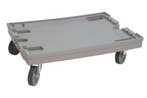 Dolly 600x800x200mm met  rubber wielen Grijs, Verzenden, Nieuw in verpakking