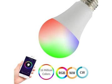 E27 Gloeilamp model RGB smartlamp, Huis en Inrichting, Lampen | Losse lampen, Ophalen of Verzenden, Nieuw