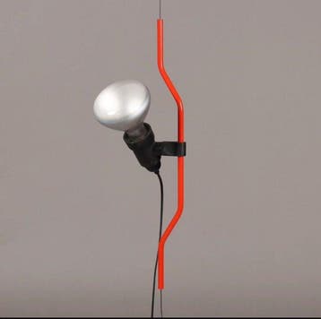 Flos - Achille Castiglioni - Plafondlamp - Haakjes - Rood