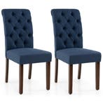LIVSK Eetkamerstoelen Set van 2 - Ergonomisch Ontwerp - Hoge, Verzenden, Nieuw