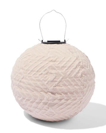 HEMA Solar tuinlampion 28x21.5cm structuur, Verzenden, Nieuw