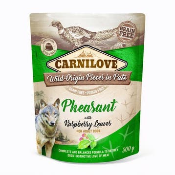 Carnilove Dog Pouch Eend/Timothy gras 300 Gram, Verzenden