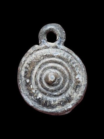 Viking periode Bronze Very Rare Loki Amulet Hanger (Zonder