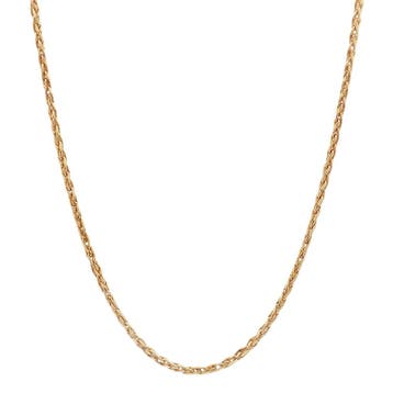Gouden vintage vossenstaart collier 18 kt, Ophalen of Verzenden, Nieuw