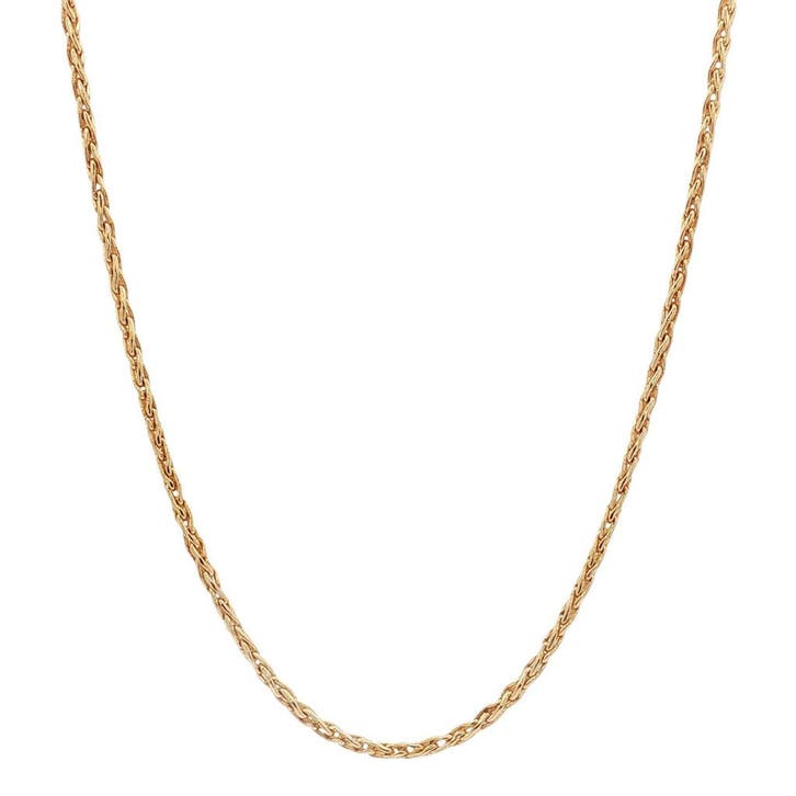 Gouden vintage vossenstaart collier 18 kt, Sieraden, Tassen en Uiterlijk, Kettingen, Ophalen of Verzenden