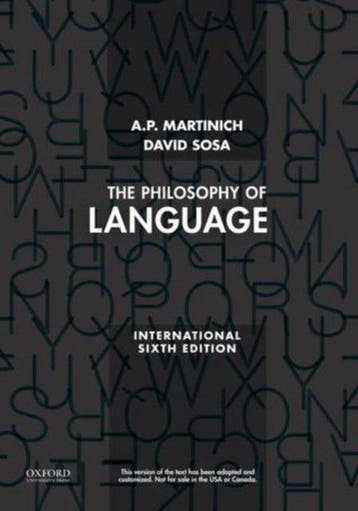 The Philosophy of Language 9780199795147 A. P. Martinich, Verzenden, Gelezen, A. P. Martinich