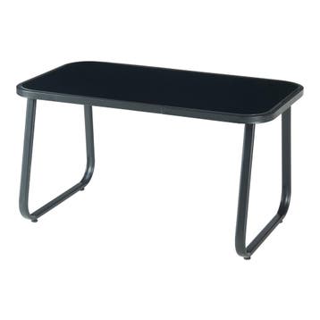 Tuinset 4-delig Anzi loungeset zwart casa.pro, Verzenden, Nieuw
