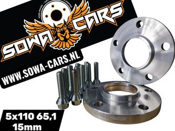 Spoorverbreders Spacers Alfa Romeo Saab Opel 5x110 65,1, Auto diversen, Tuning en Styling, Ophalen of Verzenden