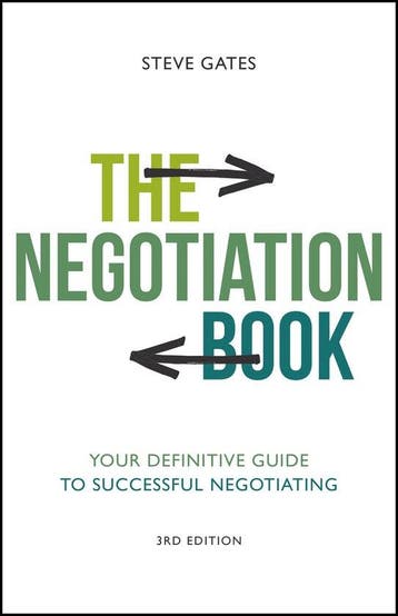 The Negotiation Book - Steve Gates 9780857089502, Verzenden, Gelezen, Steve Gates