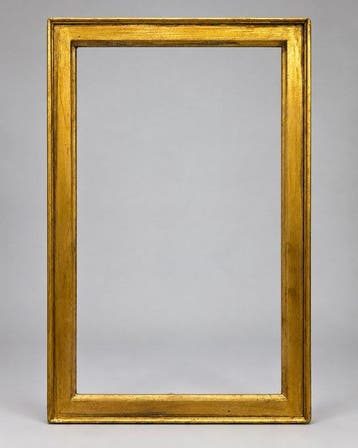 Lijst - Goud, Hout - Goudkleurig, glad, begin twintigste