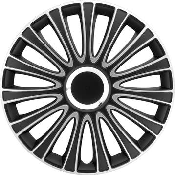 Wieldoppen  LeMans 17-inch zwart/zilver, Verzenden, Nieuw