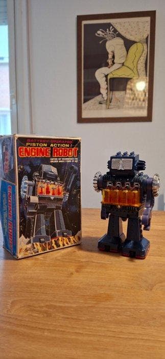 Horikawa - Speelgoed robot Engine Robot - 1970-1980 - Japan