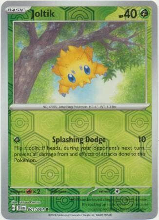 Joltik 001/064 reverse holo Shrouded fable, Ophalen of Verzenden, Nieuw, Losse kaart, Foil