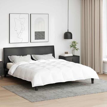 vidaXL 2-in-1 Dekbed Wit 260 x 220 cm Veren, Verzenden, Nieuw, Wit
