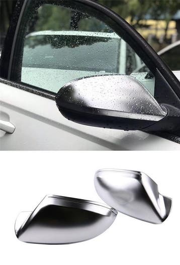 Mat Chrome Spiegelkappen voor Audi A6 C7, S6, S line, RS6, Ophalen of Verzenden
