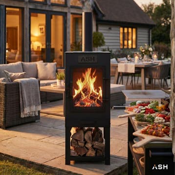 ASH Flare - 3 in 1 Tuinhaard - Barbeque - Zwart, Verzenden, Nieuw