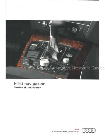 2010 AUDI MMI NAVIGATIE INSTRUCTIEBOEKJE FRANS