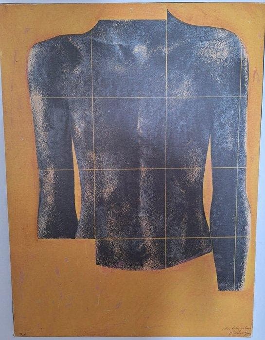 Rafael Canogar (1935) - Dorso 44, Antiek en Kunst, Antiek | Overige Antiek