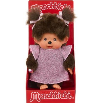 Monchhichi pop meisje roze glitterj van €33,99 voor €33,90, Ophalen of Verzenden, Nieuw