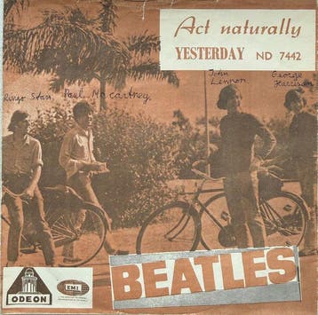 Beatles - Act Naturally / Yesterday (Norway) – Blank Back, Nieuw in verpakking