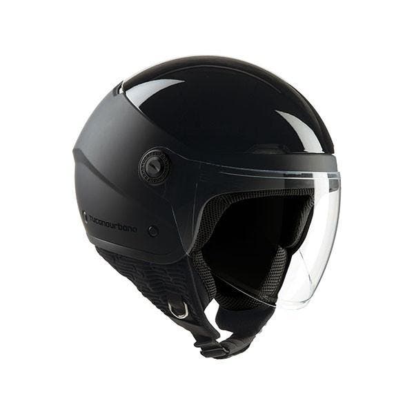 Helm Tucano demi-jet el pop zwartglans/ zwart mat, Fietsen en Brommers, Brommeronderdelen | Scooters, Verzenden