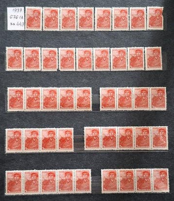 Rusland 1865/1937 - 116 Sovjetzegels met nieuwe, MH en, Gestempeld