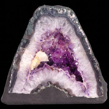 Amethist & Agaat - 26x26x16 cm - Geode- 10.7 kg