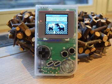 Gameboy Classic IPS Backlight Transparent Edition, Ophalen of Verzenden, Zo goed als nieuw