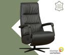Leren relaxfauteuil met hartbalans Core - Toledo Nero, Huis en Inrichting, Fauteuils, Bohemian, Industrieel, Modern, Scandinavisch