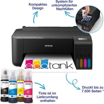Epson EcoTank ET-1810 A4 Wi-Fi-inkttankprinter, met een meeg, Verzenden, Zo goed als nieuw