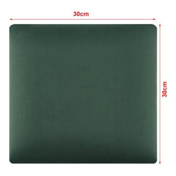 Gestoffeerde wandpanelen Carpino set van 4 fluweel 30x30 cm, Verzenden, Nieuw