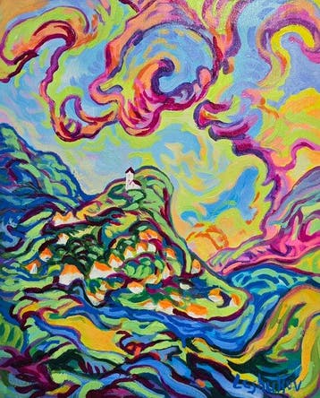 Vitaly Leshukov Soldatov (1968) - Valle de colores